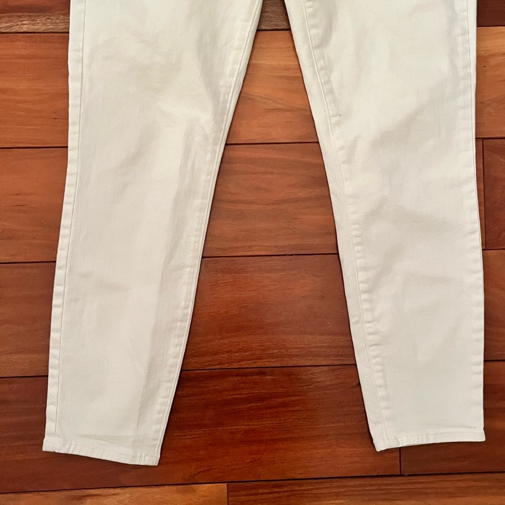 L'AGENCE Margot Skinny Jeans in Blanc‎ - Picture 8 of 10